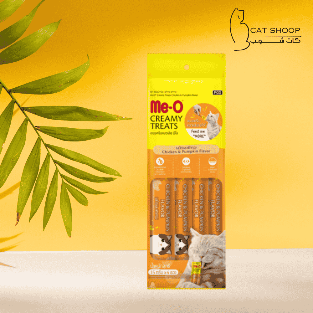 مكافأة ميو السائلة بنكهة الدجاج والقرع